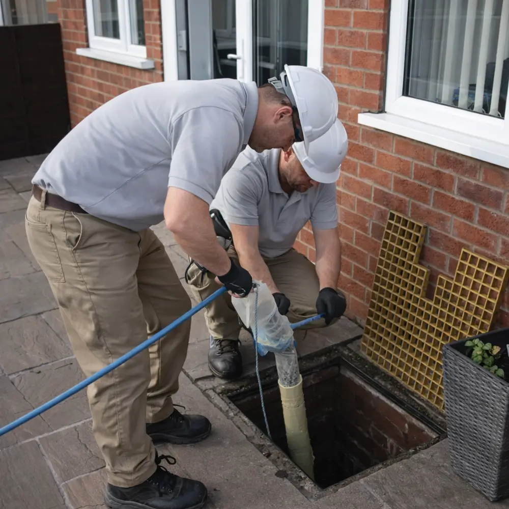Blocked drain repair service in Hertford